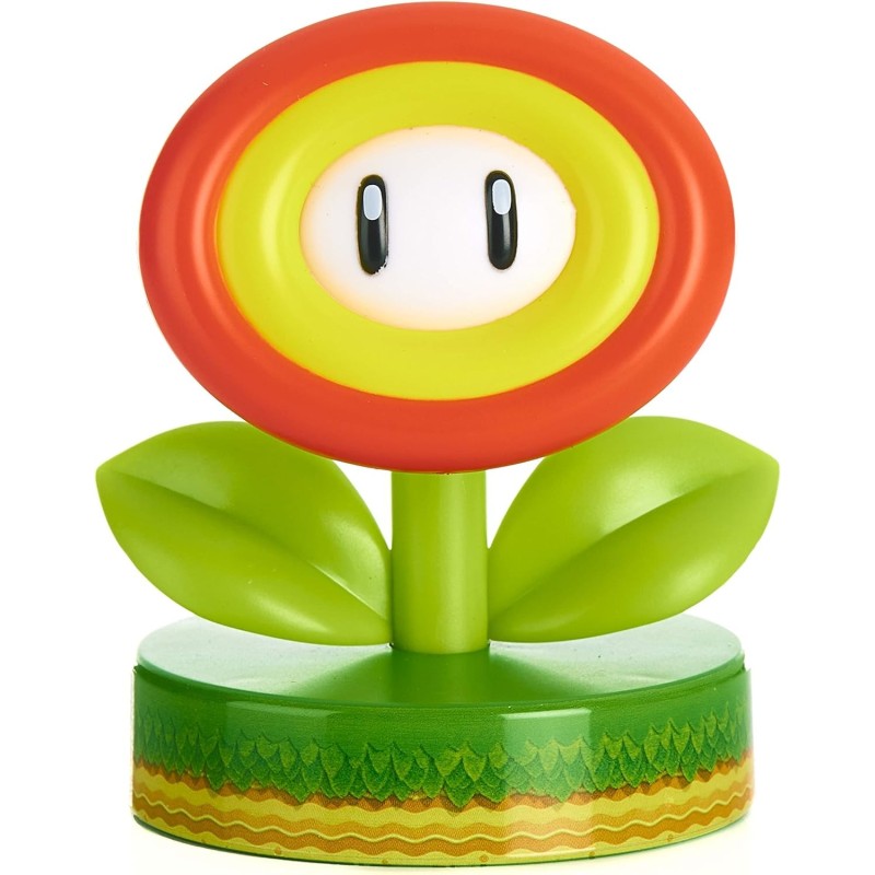 Paladone Nintendo Icon Lamp Super Mario Fire Flower - Plastica BDP - Alimentata a batteria - Dimensioni 10 cm di altezza Paladone Nintendo Icon Lamp Super Mario Fire Flower - Plastica BDP - Alimentata a batteria - Dimensioni 10 cm di altezza