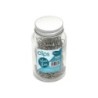 Barattolo in vetro Dohe con 60 clip metalliche da 50 mm - Colore argento brillante