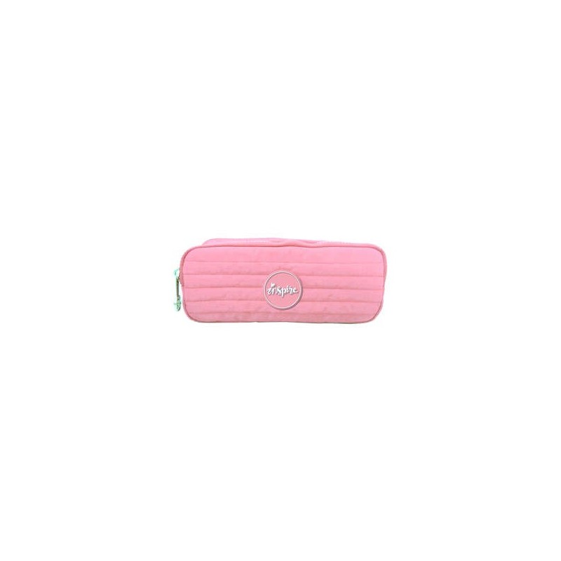 Dohe Serie Pastel Portatodo Doble - Cierre de Cremallera - Color Rosa Pastel