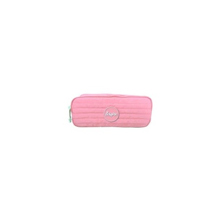 Dohe Serie Pastel Portatodo Doble - Cierre de Cremallera - Color Rosa Pastel
