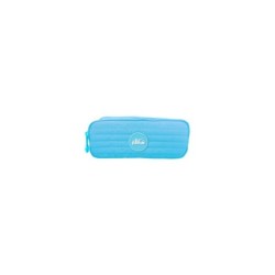 Astuccio doppio serie Dohe Pastel - Chiusura con cerniera - Colore blu pastello