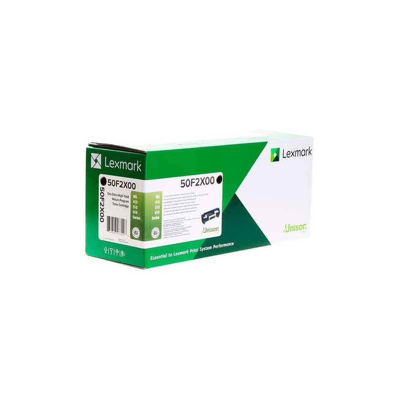 Cartuccia toner nero originale Lexmark MS410/MS415/MS510/MS610 - 50F2X00/502X Cartuccia toner nero originale Lexmark MS410/MS415/MS510/MS610 - 50F2X00/502X