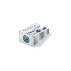 Temperamatite Staedtler in metallo con lama in metallo - Angolo di affilatura 23° - 1 foro 20pz 20pz