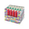 Dohe Display da 18 astucci quadrati lucidi - Dimensioni 21x5 cm - Colori assortiti