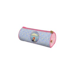 Astuccio rotondo Dohe Santoro Poppi Loves Messenger - Chiusura con cerniera