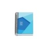 Agenda scolastica a spirale Dohe Tamgram A6 - Diametro pagina - Carta 70 g/m2 - Copertina in cartone laminato - Colore blu