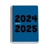 Dohe Memory Agenda Escolar Espiral A5 - Dia Pagina - Papel 70g/m2 - Cubierta de Polipropileno - Color Azul