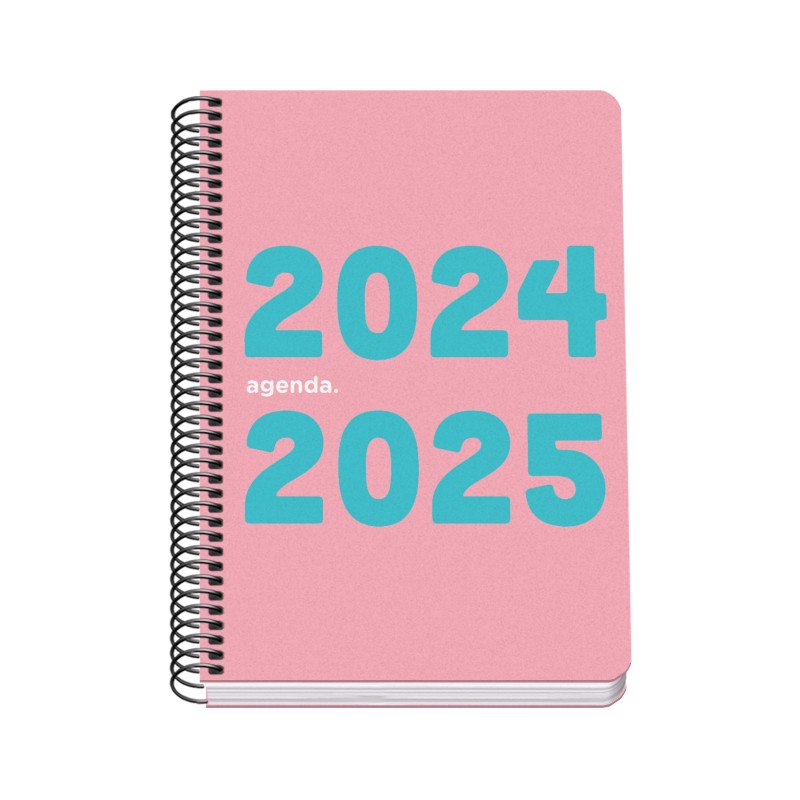 Dohe Memory Agenda Escolar Espiral A5 - Dia Pagina - Papel 70g/m2 - Cubierta de Polipropileno - Color Rosa Dohe Memory Agenda Escolar Espiral A5 - Dia Pagina - Papel 70g/m2 - Cubierta de Polipropileno - Color Rosa