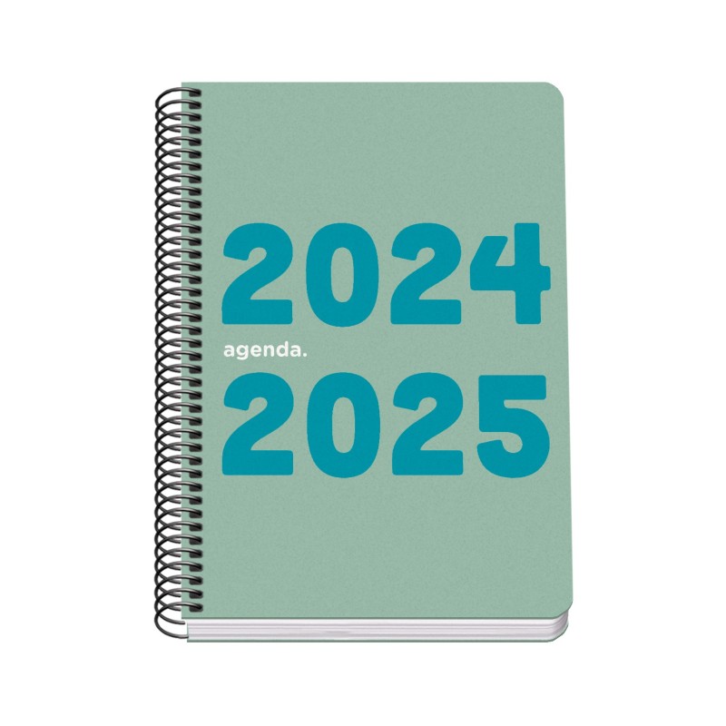 Agenda scolastica Dohe Memory Spiral A5 - Dia Page - Carta 70 g/m2 - Copertina in polipropilene - Colore verde Agenda scolastica Dohe Memory Spiral A5 - Dia Page - Carta 70 g/m2 - Copertina in polipropilene - Colore verde