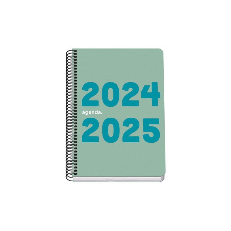 Dohe Memory Agenda Escolar Espiral A5 - Semana Vista - Papel 70g/m2 - Cubierta de Polipropileno - Color Verde Dohe Memory Agenda Escolar Espiral A5 - Semana Vista - Papel 70g/m2 - Cubierta de Polipropileno - Color Verde