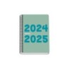 Dohe Memory Agenda Escolar Espiral A5 - Semana Vista - Papel 70g/m2 - Cubierta de Polipropileno - Color Verde