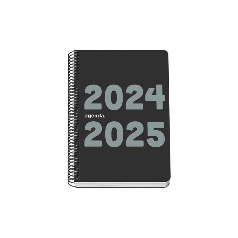 Dohe Memory Agenda Escolar Espiral A5 - Semana Vista - Papel 70g/m2 - Cubierta de Polipropileno - Color Negro Dohe Memory Agenda Escolar Espiral A5 - Semana Vista - Papel 70g/m2 - Cubierta de Polipropileno - Color Negro
