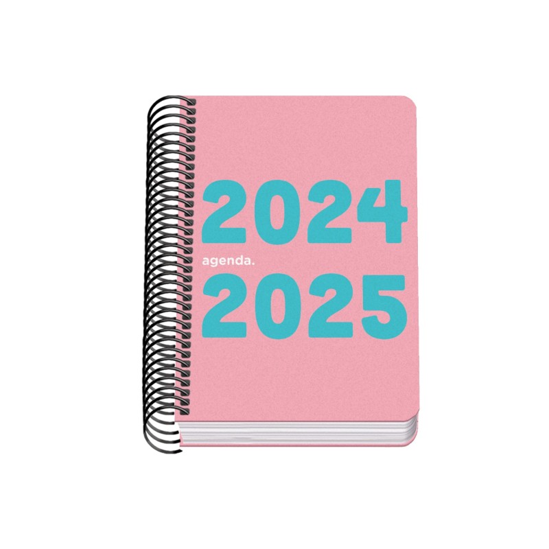 Agenda scolastica Dohe Memory Spiral A6 - Dia Page - Carta 70 g/m2 - Copertina in polipropilene - Colore rosa Agenda scolastica Dohe Memory Spiral A6 - Dia Page - Carta 70 g/m2 - Copertina in polipropilene - Colore rosa