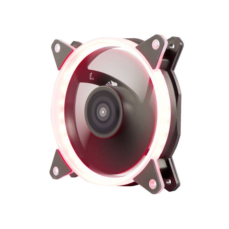 Ventola Unykach Candy 20 Red da 120 mm con illuminazione rossa - Velocità max. 1400 giri/min - Colore nero Ventola Unykach Candy 20 Red da 120 mm con illuminazione rossa - Velocità max. 1400 giri/min - Colore nero