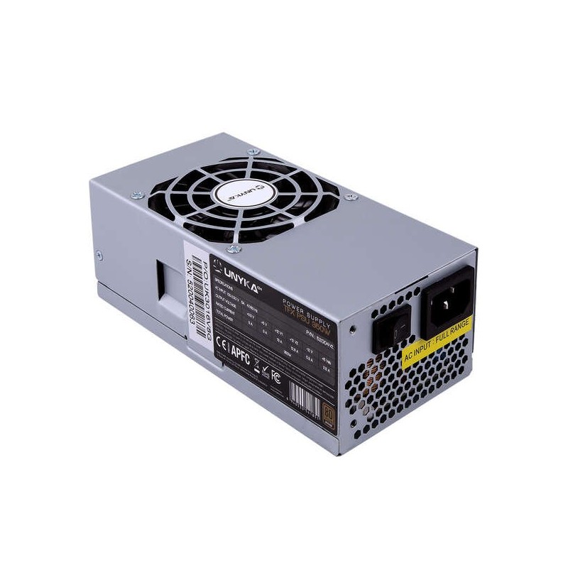 Unykach TFX 350W 80 Plus Bronze Fuente de Alimentacion 350W TFX - Ventilador 80mm Unykach TFX 350W 80 Plus Bronze Fuente de Alimentacion 350W TFX - Ventilador 80mm