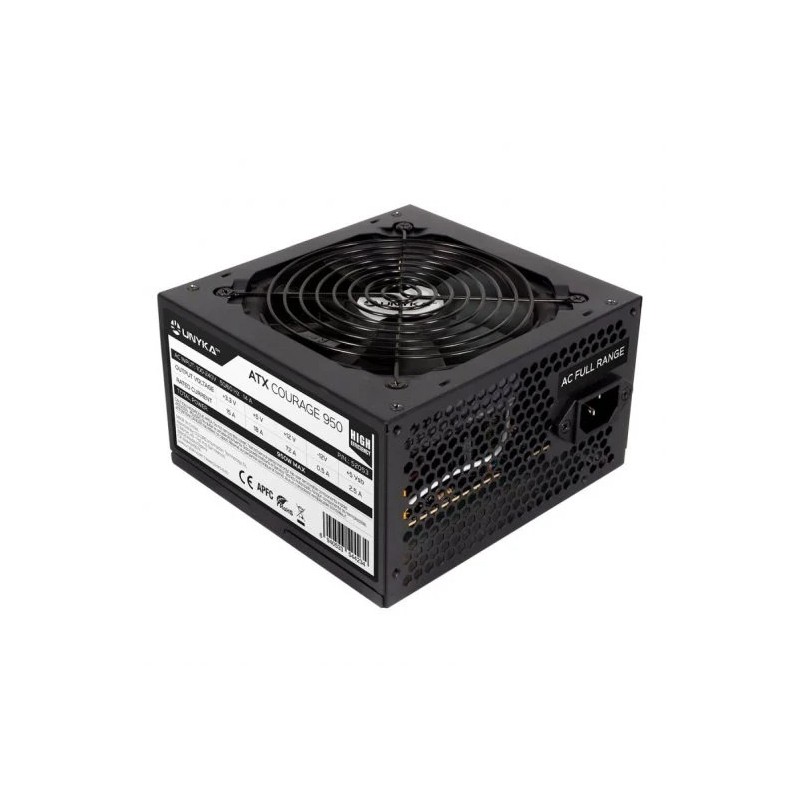 Alimentatore Unykach ATX Courage 950 W 950 W ATX 2.3 - PFC attivo - Alta efficienza - Ventola da 120 mm Alimentatore Unykach ATX Courage 950 W 950 W ATX 2.3 - PFC attivo - Alta efficienza - Ventola da 120 mm