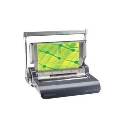 Fellowes Quasar Wire Encuadernadora A4 - Encuaderna hasta 130 Hojas A4 - Perfora hasta 15 Hojas al mismo Tiempo