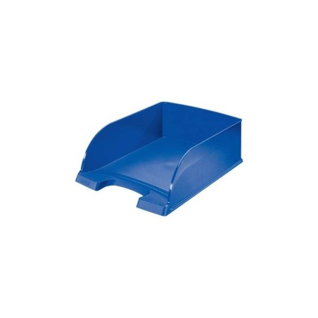Vassoio documenti Leitz Plus Jumbo di grande capacità - Formato verticale A4 - Fino a 8 unità impilabili - Colore blu 4pz 4pz