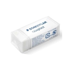 Staedtler Rasoplast 526 B30 Goma de Borrar - Borrado de Alta Calidad - Minimos Residuos - Color Blanco