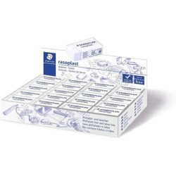 Gomma Staedtler Rasoplast 526 B40 - Cancellazione di alta qualità - Scarti minimi - Colore bianco 40pz 40pz