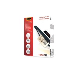 Fellowes Confezione da 100 buste per laminazione di carte 83 x 113 cm - 125 micron - Alta qualità - Trasparente