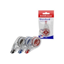 Erichkrause Cinta Correctora Standard - Ideal para Correccion Rapida y Segura - Secado Inmediato - Color Variado