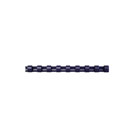 Fellowes Pack de 100 Canutillos de Plastico 6mm - Hasta 20 Hojas - Facil de Utilizar y Flexible - Alta Calidad - Color Azul