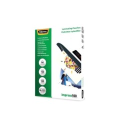 Fellowes Confezione da 100 buste plastificatrici lucide A4 - 100 micron - Alta qualità - Trasparente