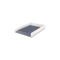 Leitz WOW Bandeja de Sobremesa Portadocumentos - Formato A4 - Color Blanco/Gris