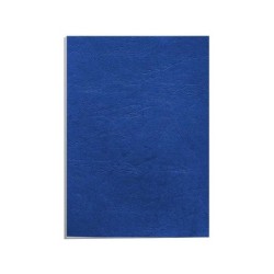 Fellowes Pack de 100 Portadas de Carton Simil Piel Delta Cuero A4 - 250 gr - Color Azul