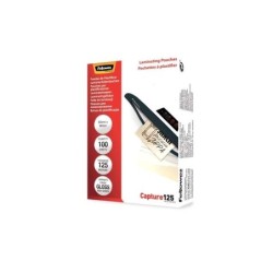 Fellowes Pack de 100 Fundas para Plastificar Brillo para Tarjetas 60 x 90mm - 125 Micras - Alta Calidad - Transparente