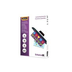 Fellowes Pack de 100 Fundas para Plastificar Mate A4 - 80 Micras - Alta Calidad - Transparente