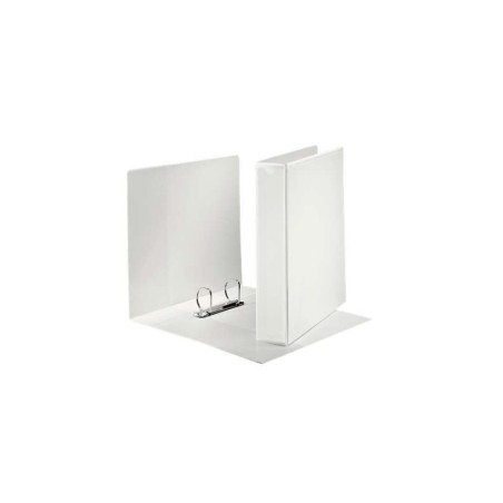 Esselte Canguro Plus Carpeta de Anillas - Formato A4 - Capacidad para 380 Hojas - 2 Anillas de 40mm - Color Blanco