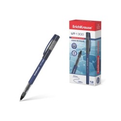 Erichkrause Boligrafo-Roller Ut-1300 - Punta Estandar de 0.7mm - Tinta de Gel de Secado Rapido - Color Azul