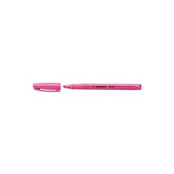 Stabilo Flash Marcador Fluorescente - Tamaño Bolsillo - Trazo de 1 y 3.5mm - Tinta con Base de Agua - Color Rosa