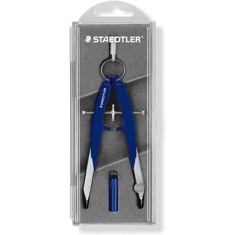 Bussola di precisione Staedtler Mars 556 00 - Diametro massimo 225 mm - Mandrino centrale Bussola di precisione Staedtler Mars 556 00 - Diametro massimo 225 mm - Mandrino centrale
