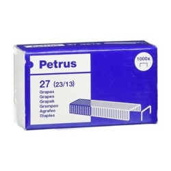 Petrus Scatola da 1.000 Punti Rame 23/13 - Fino a 100 Fogli - Perno da 13 mm