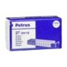 Petrus Caja de 1000 Grapas 23/13 Cobreadas - Hasta 100 Hojas - Patilla de 13mm
