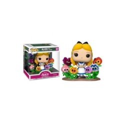 Funko Pop Disney Alice nel Paese delle Meraviglie anni '70 Alice con fiori - Figura in vinile - Altezza 9,5 cm circa.