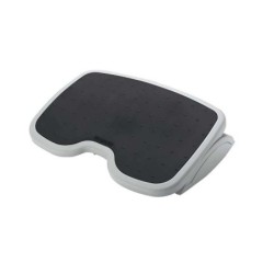 Kensington Reposapies SoleMate - Se Inclina hasta 20 Grados - Panel de Sujecion Texturado - Color Blanco/Negro