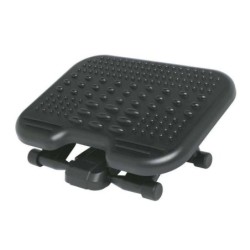 Poggiapiedi Kensington Solemassage - Altezza regolabile 7,5-12,5 cm - Inclinazione 30 gradi - Superficie stimolante - Colore ner