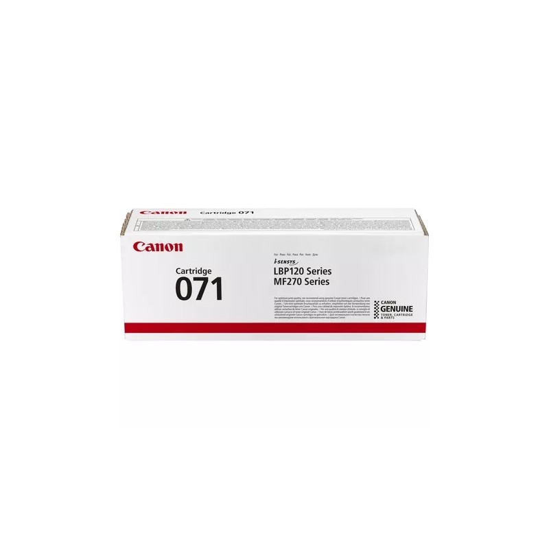 Cartuccia toner nero originale Canon 071 - 5645C002