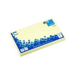Global Notes inFO Bloc de 100 Notas Adhesivas 125 x 75mm - Certificacion FSC? - Color Amarillo