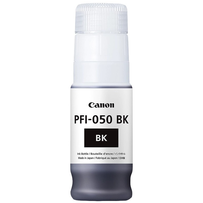 Bottiglia d'inchiostro originale nera Canon PFI050 - PFI050BK/5698C001