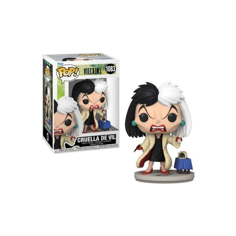 Funko Pop Disney Villanos Cruella de Vil - Figura de Vinilo - Altura 10cm aprox. Funko Pop Disney Villanos Cruella de Vil - Figura de Vinilo - Altura 10cm aprox.