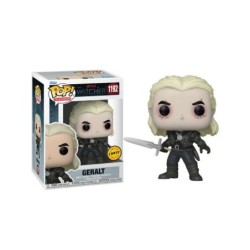 Funko Pop Television The Witcher Geralt di Rivia con opzione Chase - Figura in vinile - Altezza 9 cm circa.
