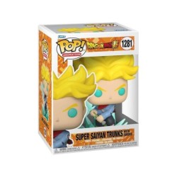 Funko Pop Animazione Dragon Ball Super Saiyan Trunks con spada - Figura in vinile - Altezza 9,5 cm circa.