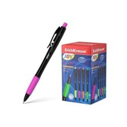 Erichkrause Boligrafo Automatico Joy Accent - Ultra Glide Technology - Tinta Color Azul