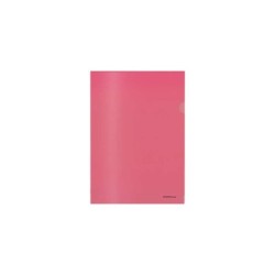 Lima per unghie classica lucida Erichkrause Dossiers - A4 semitrasparente - colore rosso 12pz 12pz
