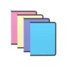 Erichkrause Pack de 4 Carpetas con Cremallera Matt Pastel - A4 - Colores Surtidos